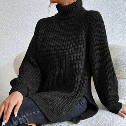 NERIDA - Suéter de cuello alto para mujer
