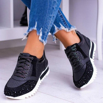 Zapatillas modernas con estampado llamativo para mujer – Gwenora