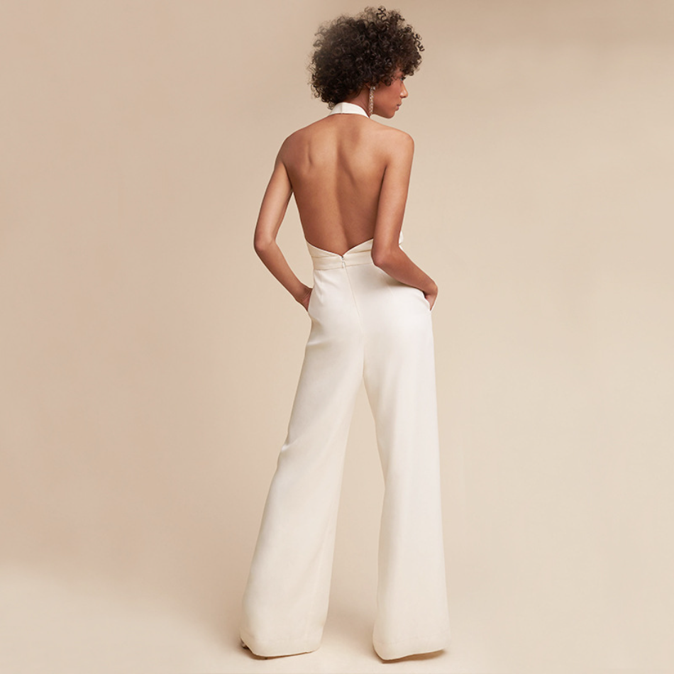 Mono casual de mujer con pantalón ancho y diseño cómodo – LIVANA