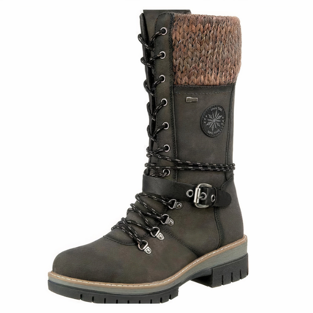 LIEN - Botas cómodas para mujeres con suela antideslizante