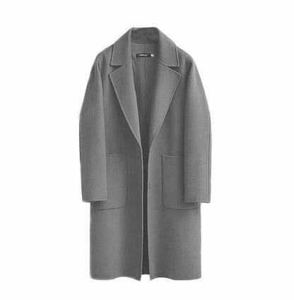 LYNN - Abrigo largo de lana para mujeres para el invierno