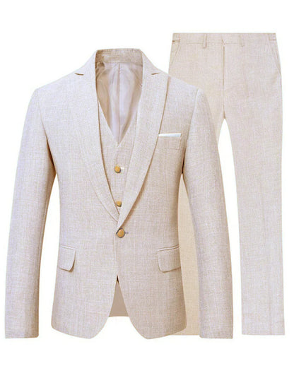 Conjunto masculino de blazer y pantalón slim fit – VESTARO