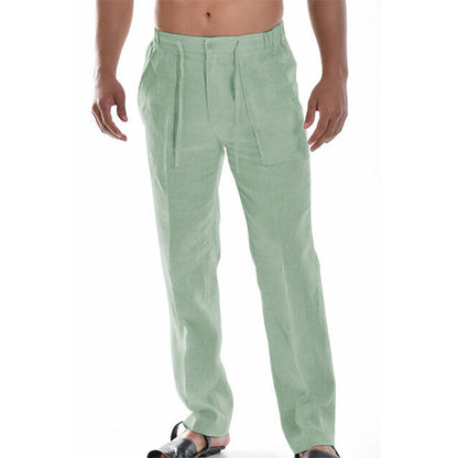 Brando – Pantalón recto ligero con detalle de pliegues para hombre
