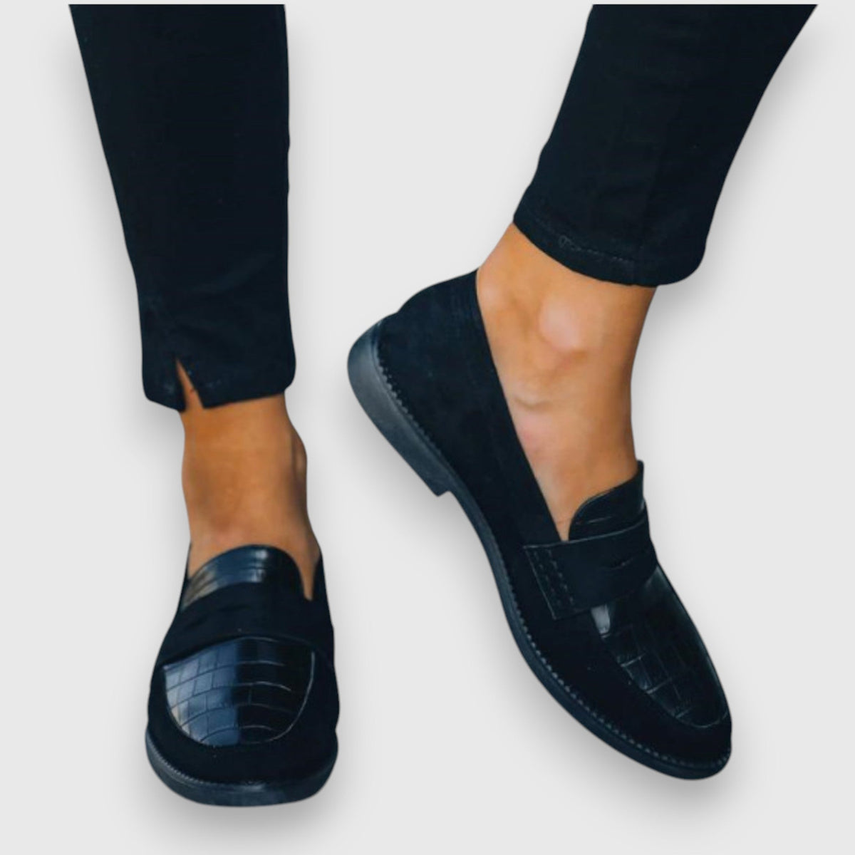 Zapatos Elegantes de Hombre con Patrón de Cocodrilo y Comodidad Superior – ACHILLE