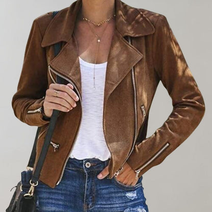 MELANIE - Chaqueta asimétrica moderna y elegante para mujeres