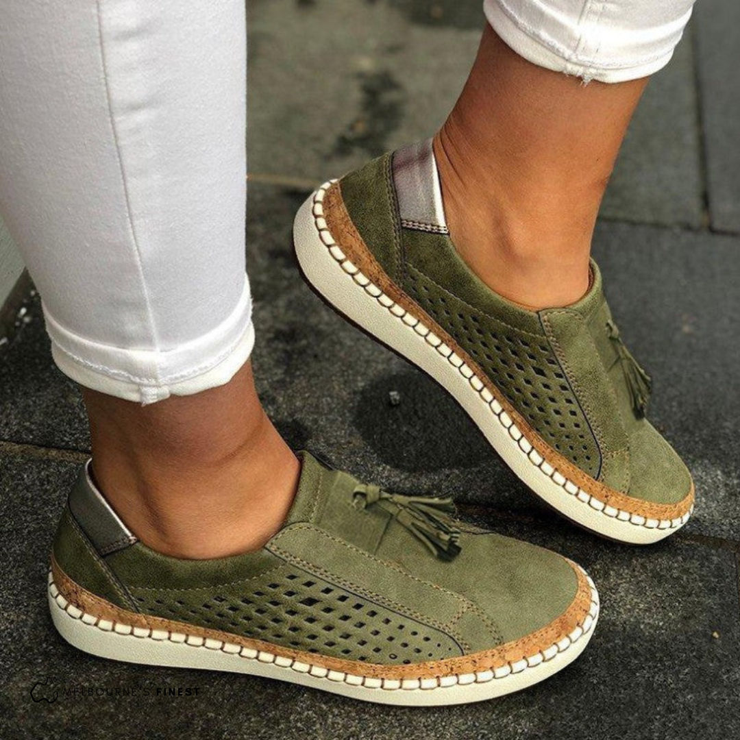Zapatos ortopédicos sin cordones para mujer – Brezia
