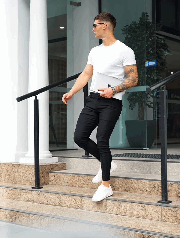 Pantalón elástico elegante para hombre – MATTHEW