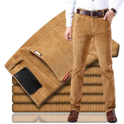 Pantalón clásico de pana para mujer con corte recto – MAVE