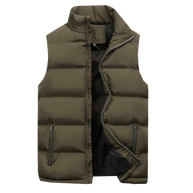 Chaleco ligero de hombre con cremallera – MAX