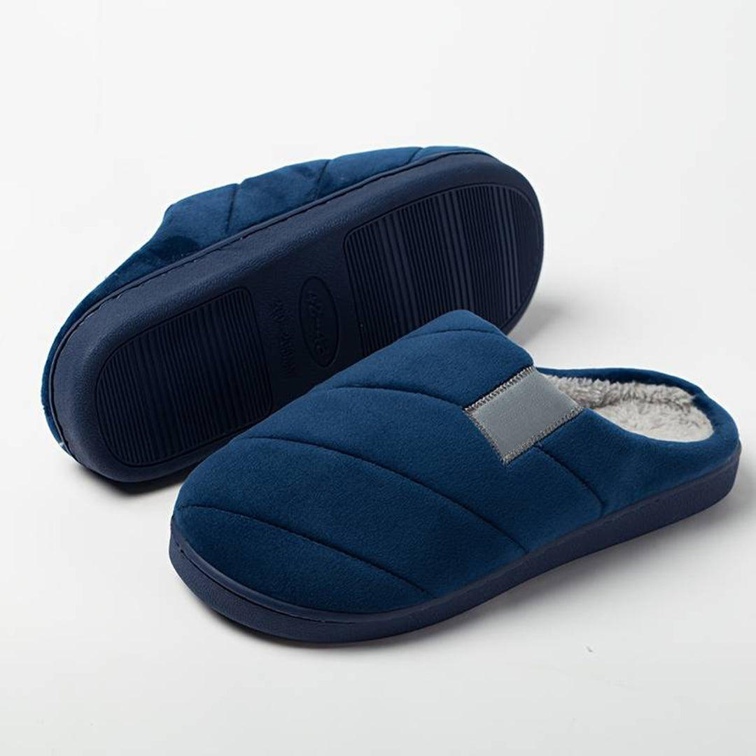 GERALD - Zapatillas de casa cálidas para hombres con empeine bajo