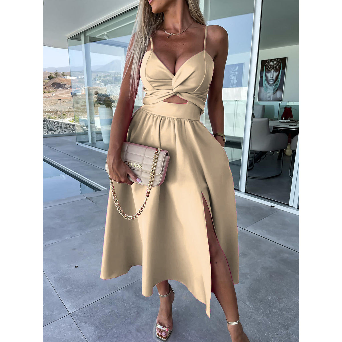 Vestido corto de verano con detalles delicados y diseño favorecedor – YARELLE