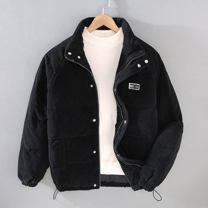 LEANDRO - Chaqueta acolchada con cremallera y bolsillos delanteros para hombre