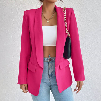 DOUTZEN - Blazer clásico para mujeres