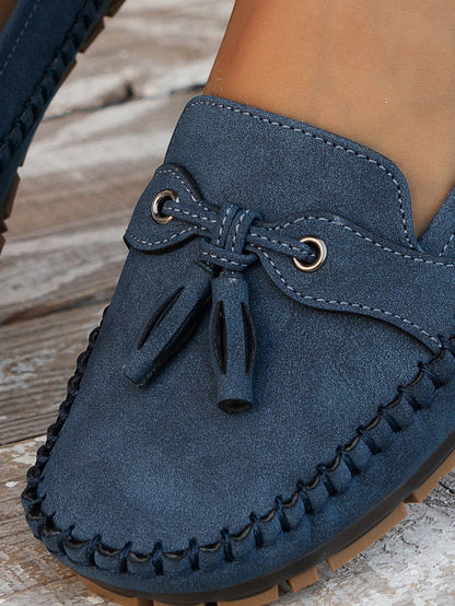 Mocasines elegantes para mujer con lazo y suela flexible – LUNIA FLEX