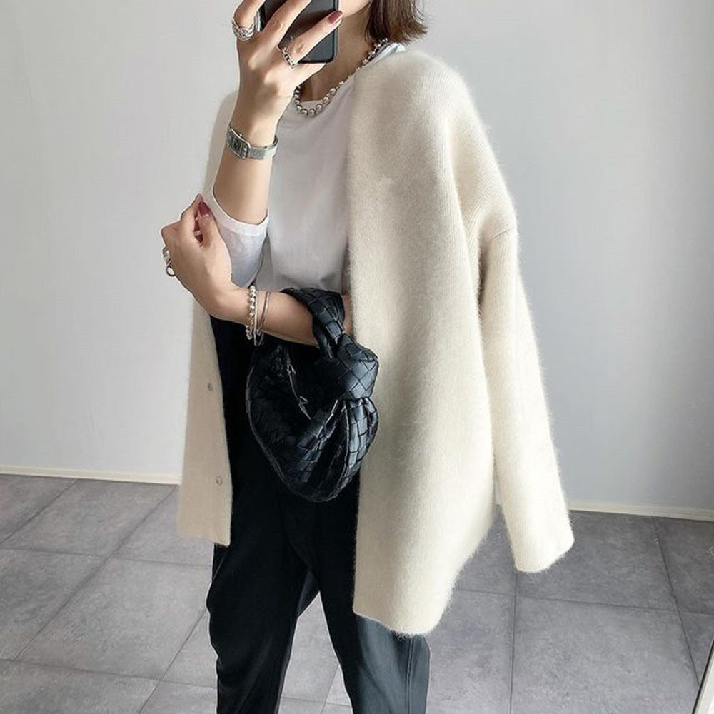 ISABELLA - Cárdigan refinado de estilo clásico y tejido suave para mujer