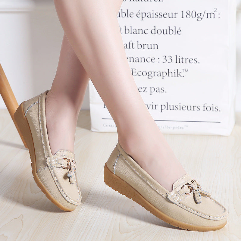 Zapatos planos ortopédicos para mujer con diseño clásico – MAIREEN