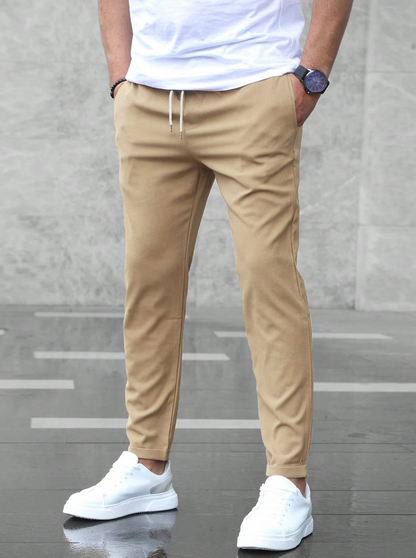 Pantalón para hombre con tejido elástico cómodo – DOUWE