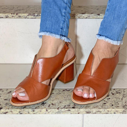 Sandalias de mujer con tacón alto y punta abierta para un estilo veraniego – Treda