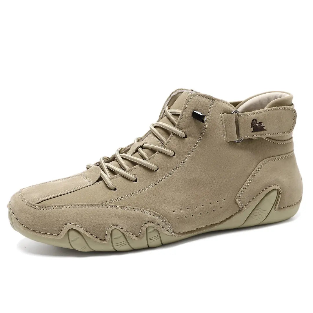 Botas barefoot de senderismo unisex con caña alta y suela flexible – FLEXTREK