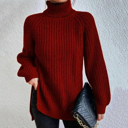 NERIDA - Suéter de cuello alto para mujer