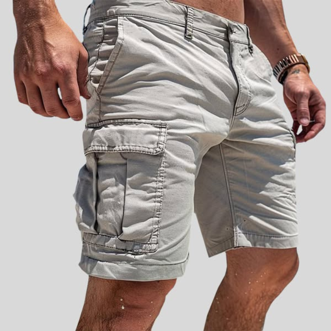 Bermuda cargo de hombre con corte relajado – DOMENICO