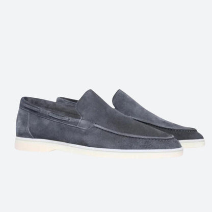 Mocasines de ante con diseño sin cordones para hombre – SUEDORAN