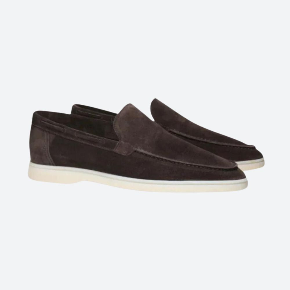 Mocasines de ante con diseño sin cordones para hombre – SUEDORAN
