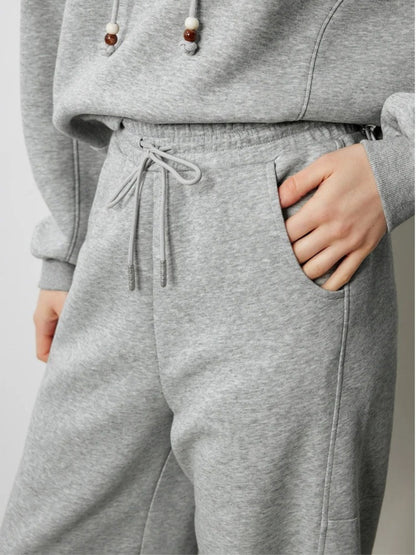 Pantalón de mujer con pernera recta y cintura elástica – LEONOR