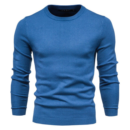 FELIX - Suéter de punto casual entallado para hombre