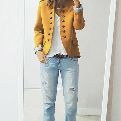 ELLEMIEKE - Elegante blazer de manga larga para mujeres