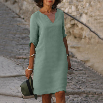 Vestido veraniego elegante para mujer, ligereza y frescura natural – Iris