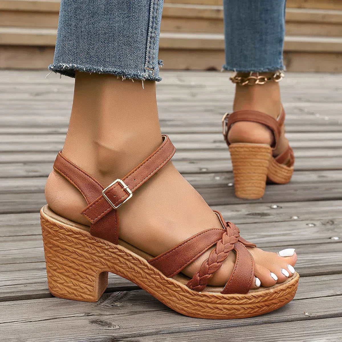 Sandalias ortopédicas modernas con plantilla ergonómica – VIREA COMFORT