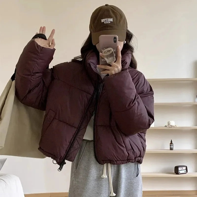 DASHA - Chaqueta acolchada puffer con diseño moderno para mujer