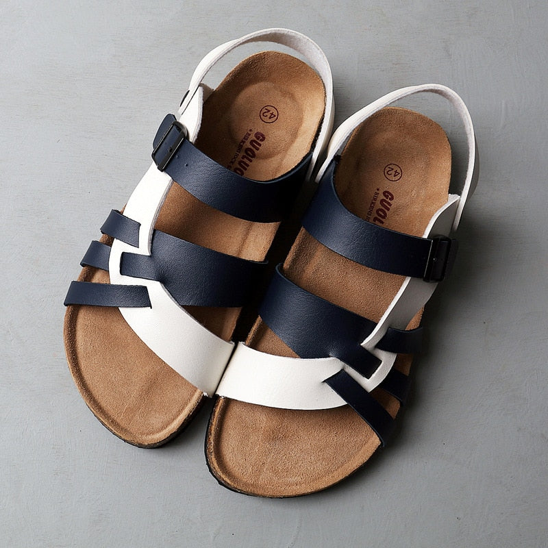 Sandalias de hombre con tiras ajustables y suela antideslizante – BELYOR