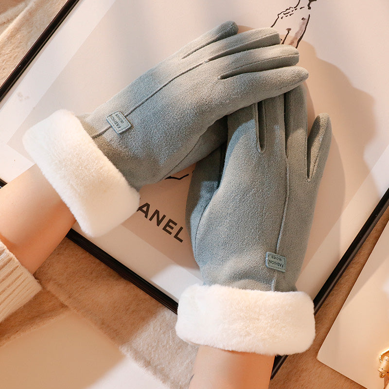 LILAC – Guantes de invierno cómodos y compatibles con pantalla táctil para mujer