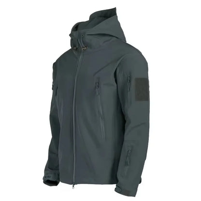 VALENTIN - Chaqueta táctica con capucha y bolsillos para hombre