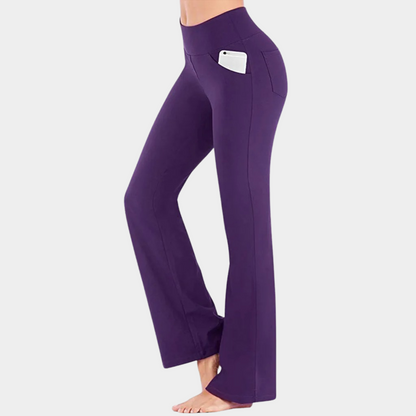 ESTELLA - Leggins deportivos de pierna ancha para mujer