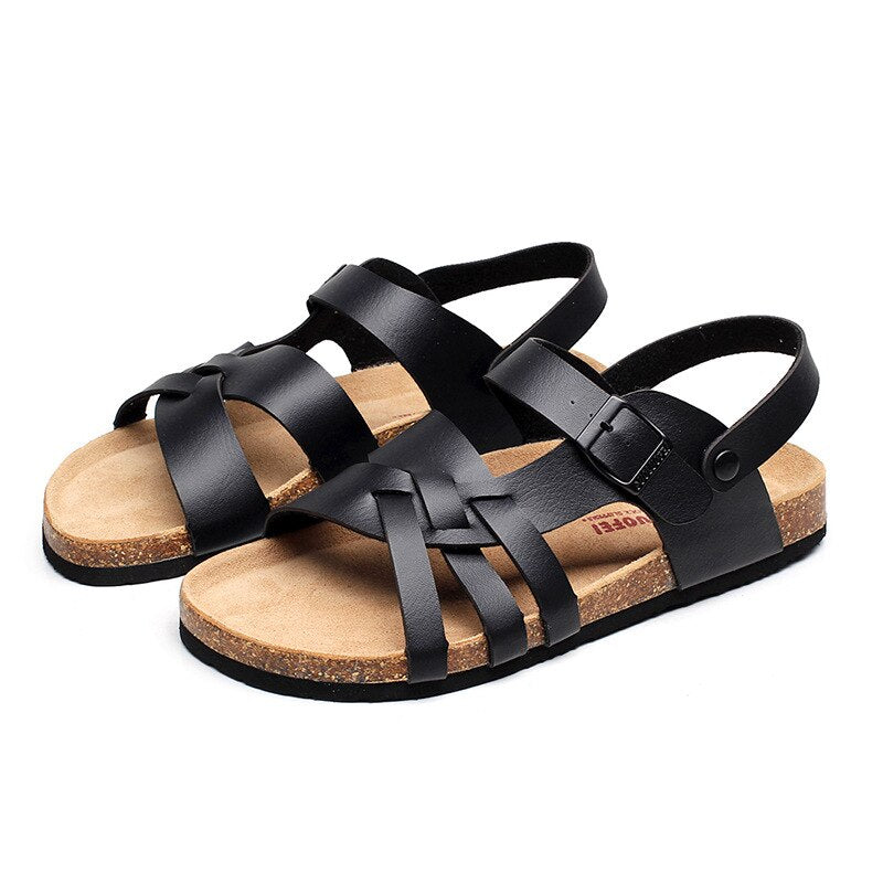 Sandalias de hombre con tiras ajustables y suela antideslizante – BELYOR