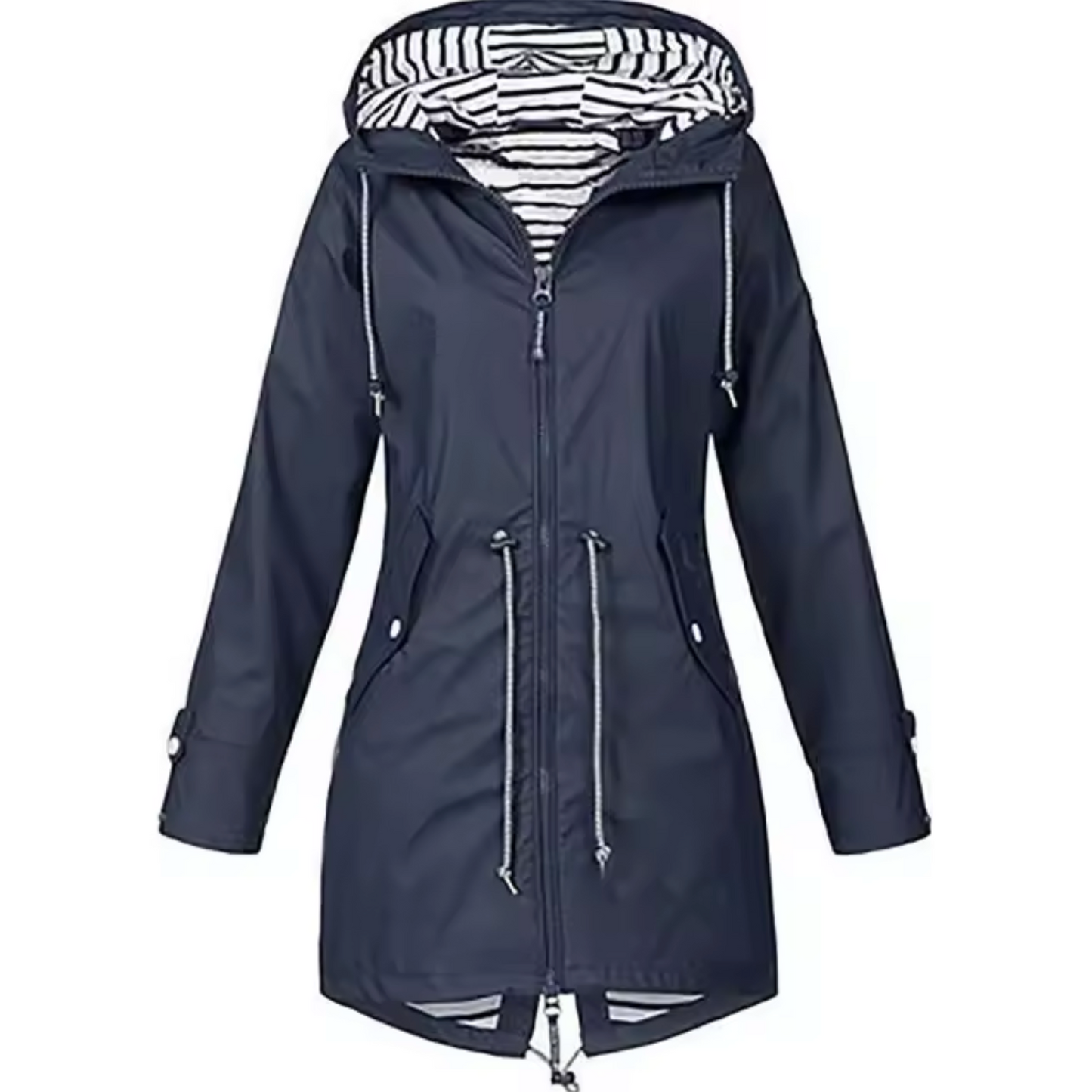 Abrigo Impermeable con Capucha para Mujer – SANDRA