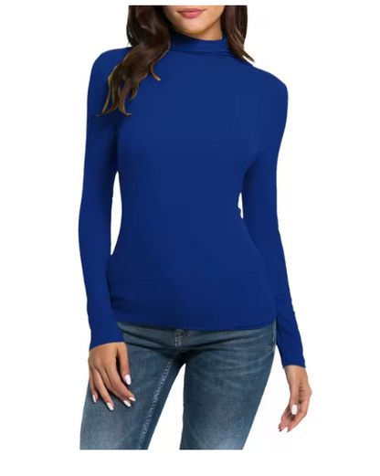 ISLA - Suéter de cuello alto ajustado con diseño elegante para mujer