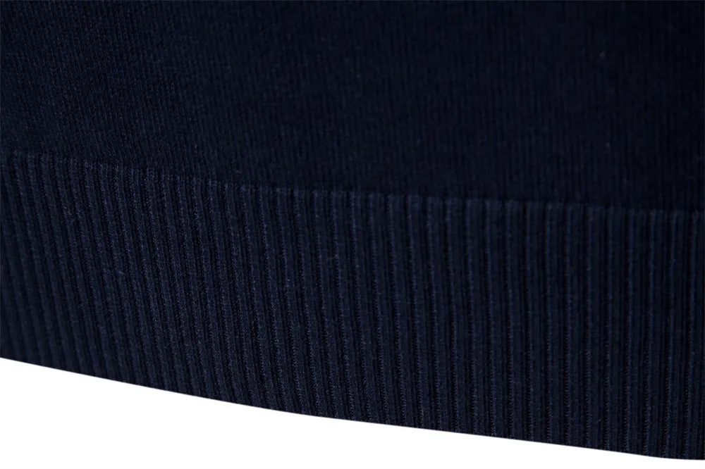 Jersey de hombre con cremallera corta y diseño de rayas – TREVOR