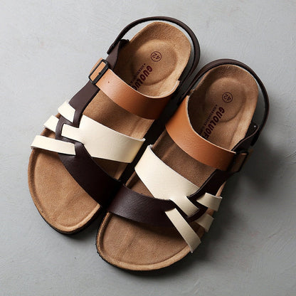 Sandalias de hombre con tiras ajustables y suela antideslizante – BELYOR