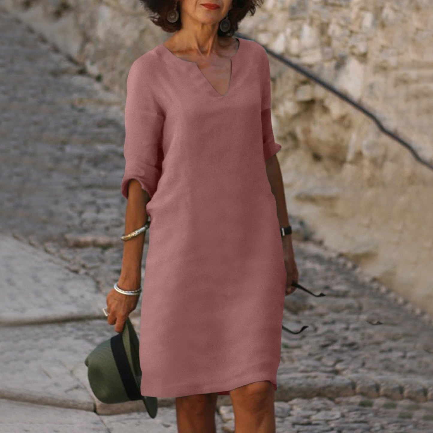 Vestido veraniego elegante para mujer, ligereza y frescura natural – Iris