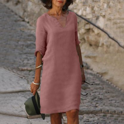 Vestido veraniego elegante para mujer, ligereza y frescura natural – Iris