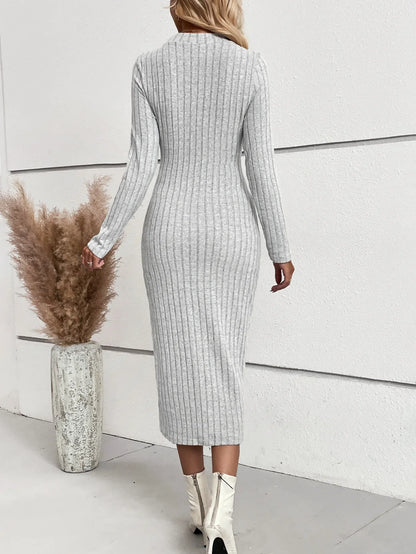 HEATHER - Vestido suéter de punto sexy para mujeres