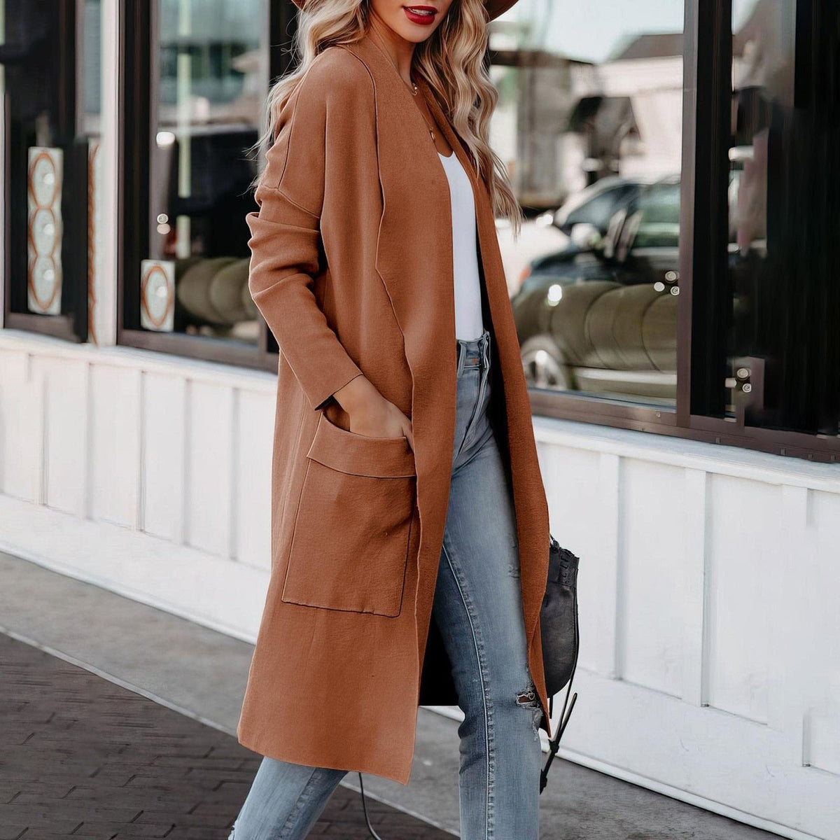 DYMPHNA - Chaqueta de punto con estilo para mujeres