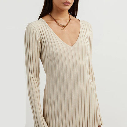 ABIGAIL – Vestido maxi de punto para mujer