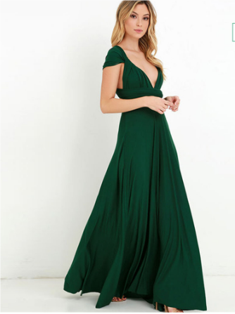 Vestido largo cruzado con espalda descubierta para mujer – AUREA