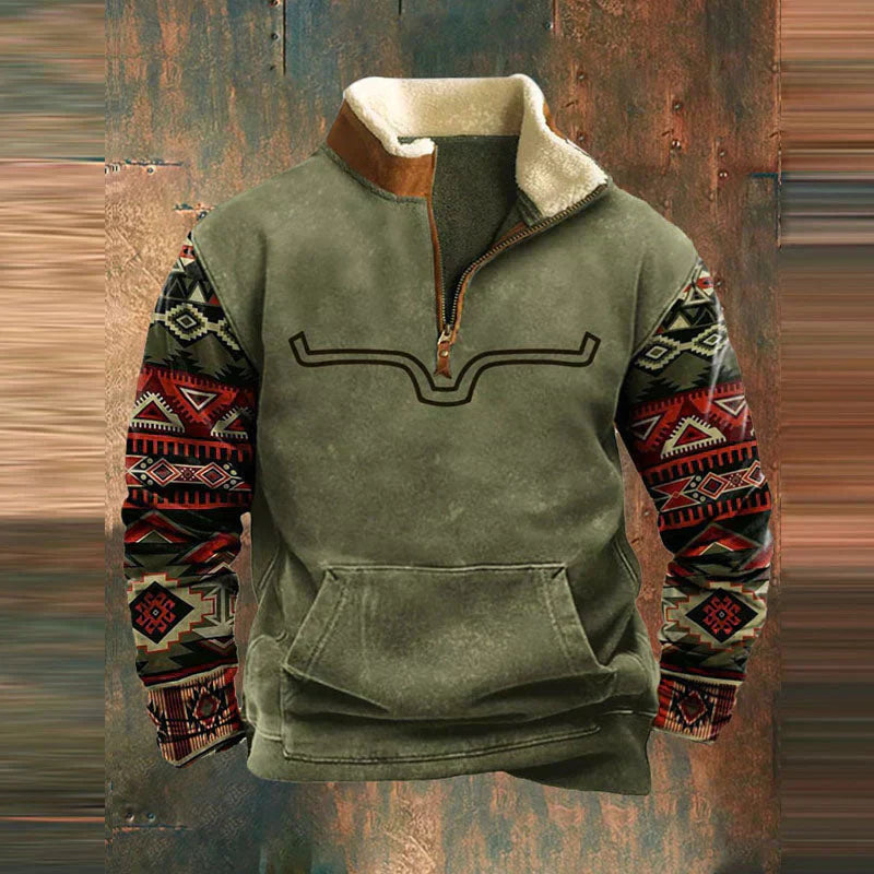 EMIL - Chaqueta gruesa con bolsillos delanteros para hombre