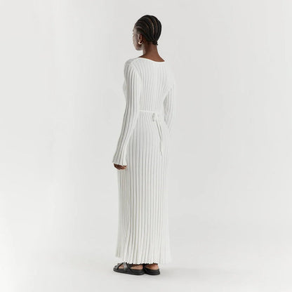 ABIGAIL – Vestido maxi de punto para mujer